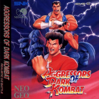 Aggressors of Dark Kombat Neo Geo CD US box art